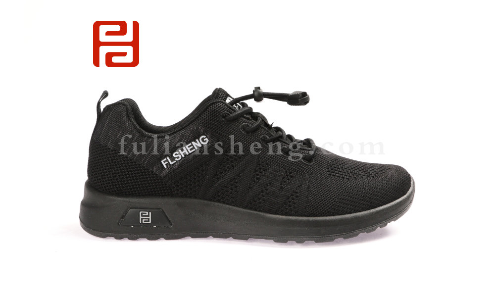 福連升春款中年男士飛織透氣運動男士健步鞋圖片