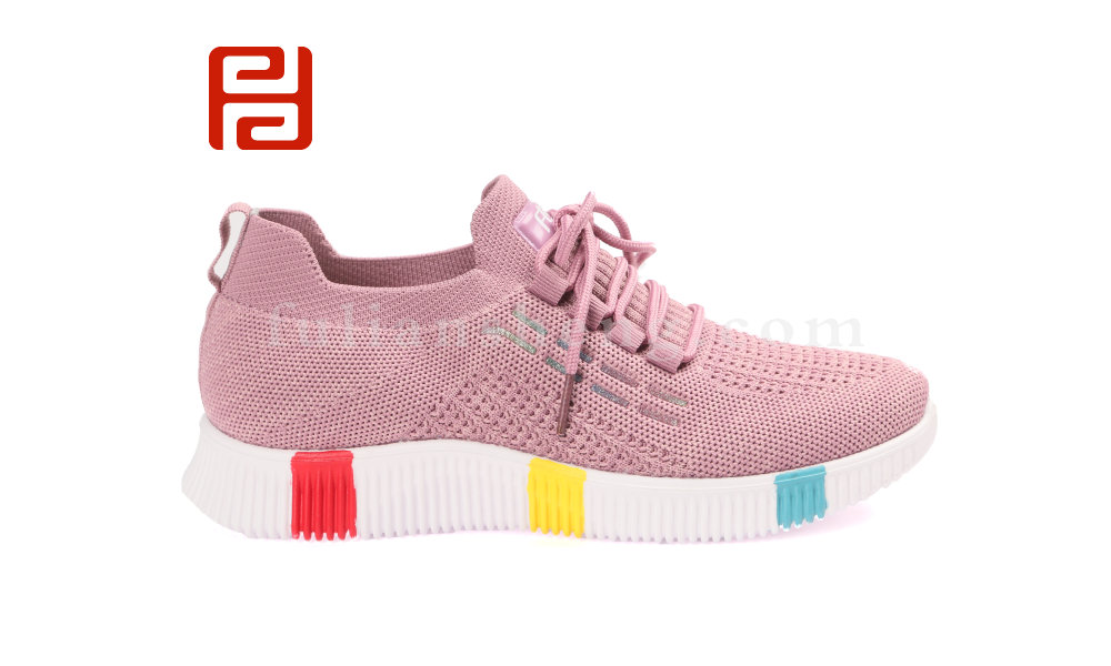 福連升女士飛織透氣運(yùn)動(dòng)鞋一腳蹬系帶椰子鞋老北京布鞋圖片