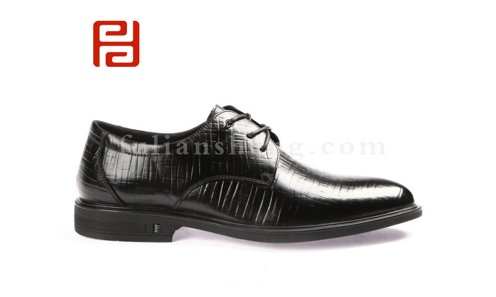 福連升男鞋春季皮鞋男真皮商務(wù)休閑正裝工作鞋圖片