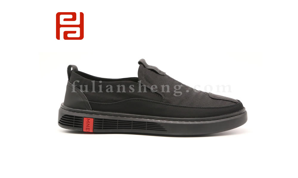 福連升商務(wù)休閑男鞋 低幫一腳蹬軟底軟面透氣舒適休閑鞋圖片