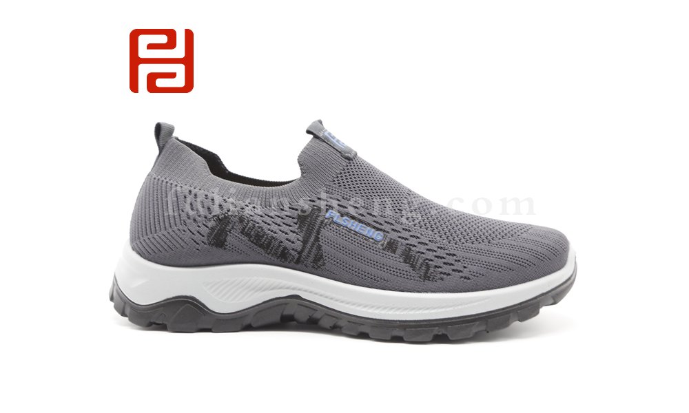 深淺色休閑漫步運動鞋輕便棉麻磁震按摩男鞋圖片
