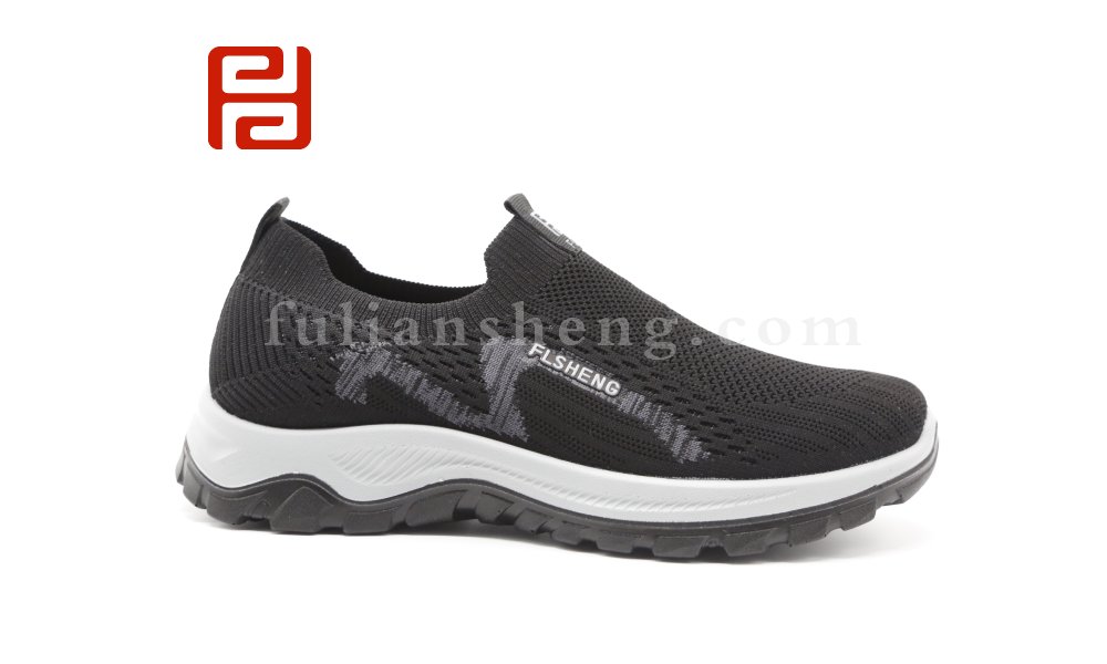 深淺色休閑漫步運動鞋輕便棉麻磁震按摩男鞋圖片