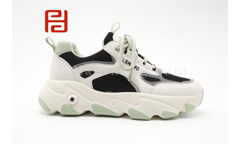 厚底增高老爹鞋女休閑百搭時尚運(yùn)動鞋棉麻透氣青年鞋圖片