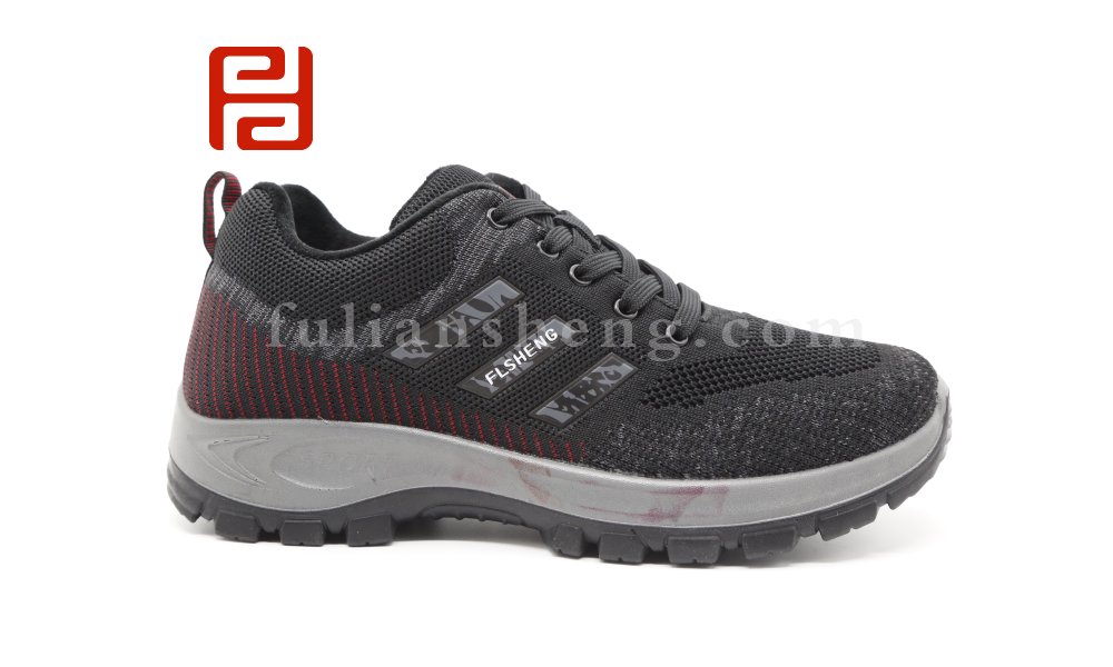 福連升2020冬季新款男戶外運動徒步鞋飛織透氣保暖圖片