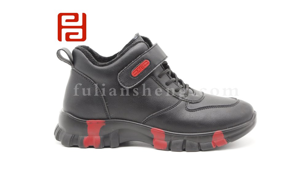 福連升2020冬季新款高幫輕彈保暖隔寒保暖運動女鞋圖片