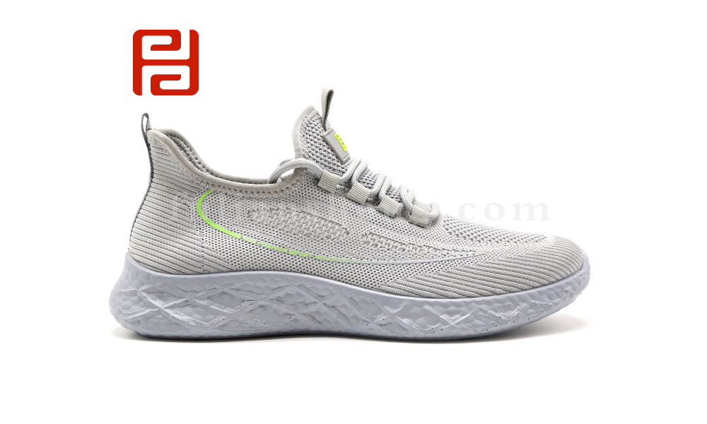 福連升夏季休閑運動漫步鞋飛織透氣軟底舒適男鞋