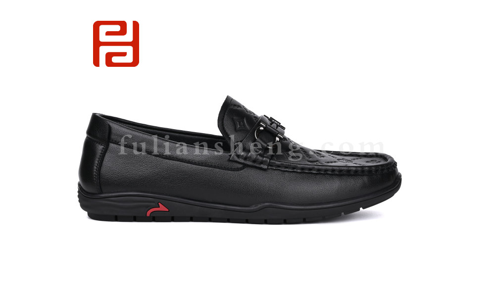 福連升春秋男士單鞋商務休閑豆豆鞋舒適合腳