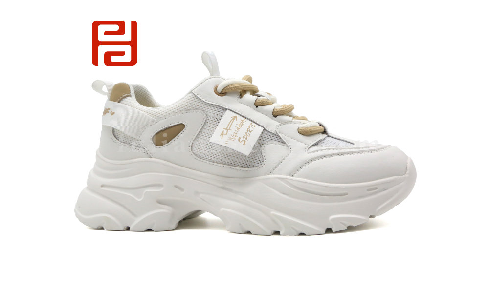 福連升夏季女鞋休閑運動鞋輕便撞色老爹鞋