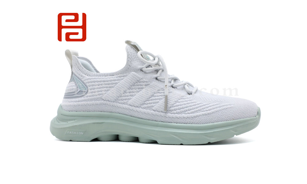 春秋運動男單鞋休閑運動高彈飛織面料舒適運動鞋