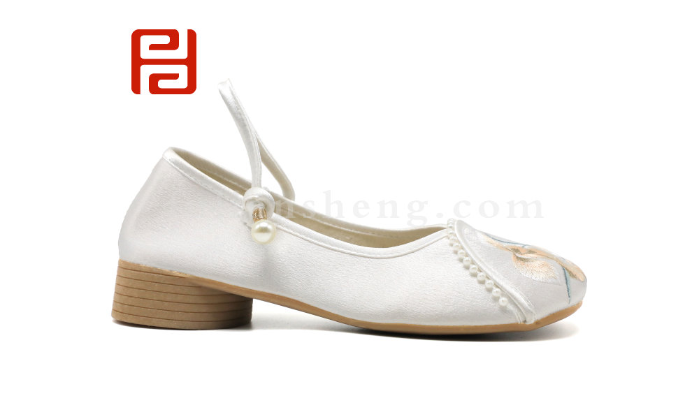 中國(guó)風(fēng)尚春季女鞋漢唐風(fēng)韻女單鞋牛筋底棉麻里布