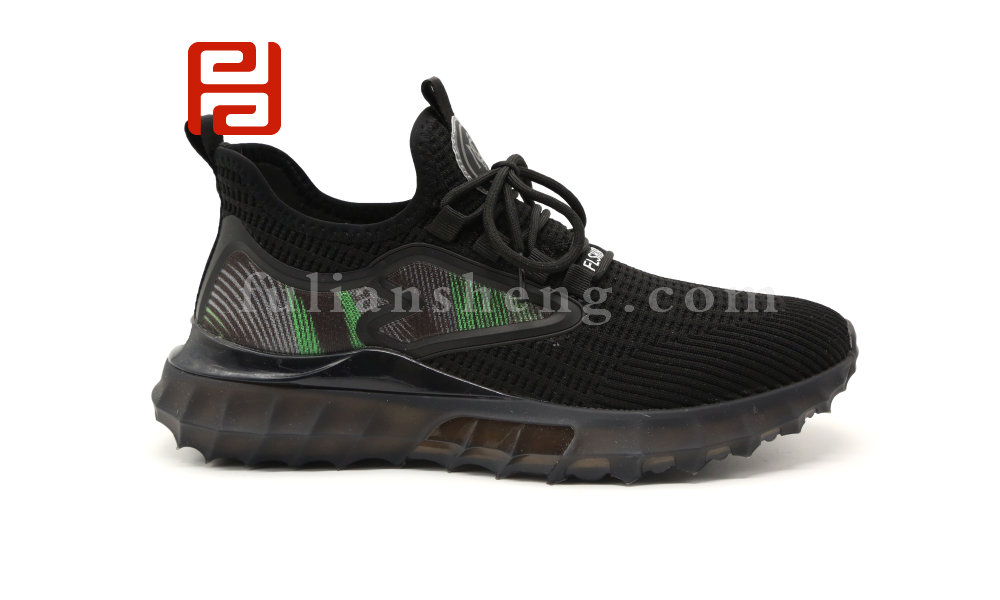 福連升男鞋飛織休閑時尚運動網面百搭潮鞋子圖片