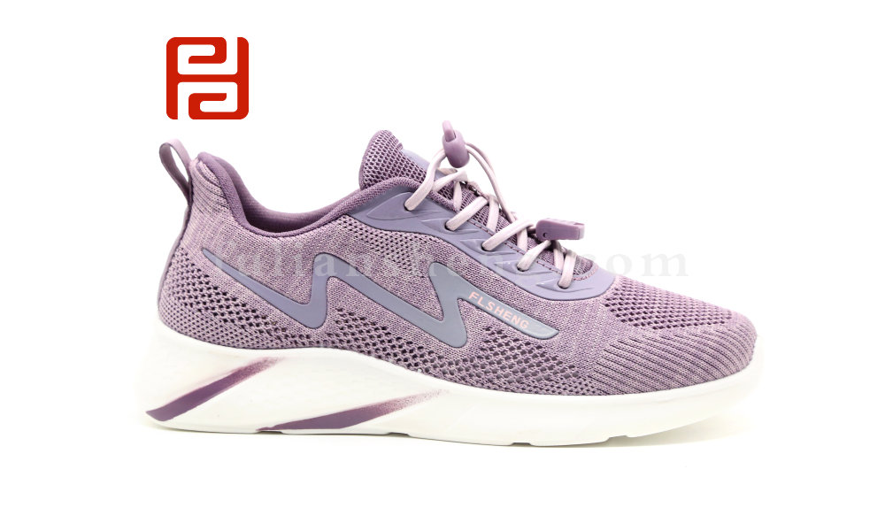 福連升夏季女式網(wǎng)孔透氣休閑運動鞋飛織漫步軟底跑步鞋圖片