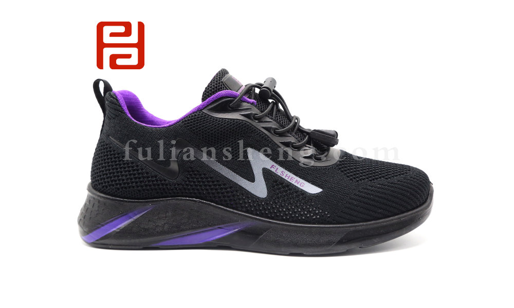 福連升夏季女式網(wǎng)孔透氣休閑運動鞋飛織漫步軟底跑步鞋圖片