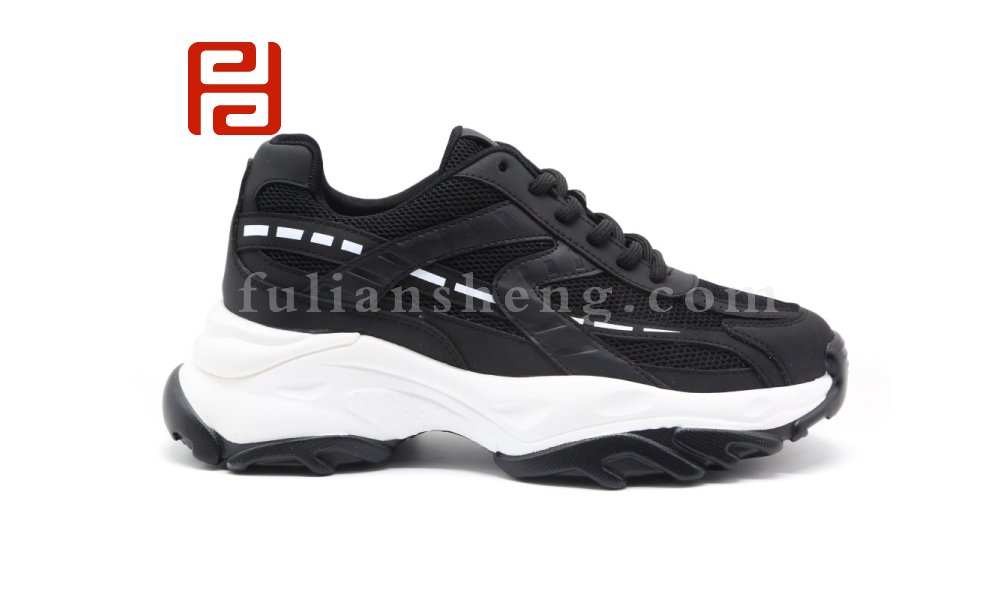 福連升時尚運動老爹鞋增高厚底長腿休閑女鞋圖片