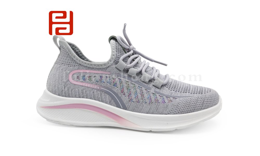 福連升春秋休閑運(yùn)動(dòng)單鞋飛織休閑運(yùn)動(dòng)女鞋輕便透氣漫步鞋圖片