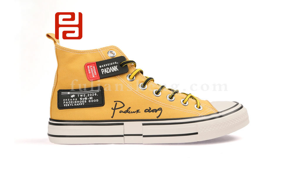 福連升20春運(yùn)動系帶高幫板鞋男款休閑鞋(圖2)