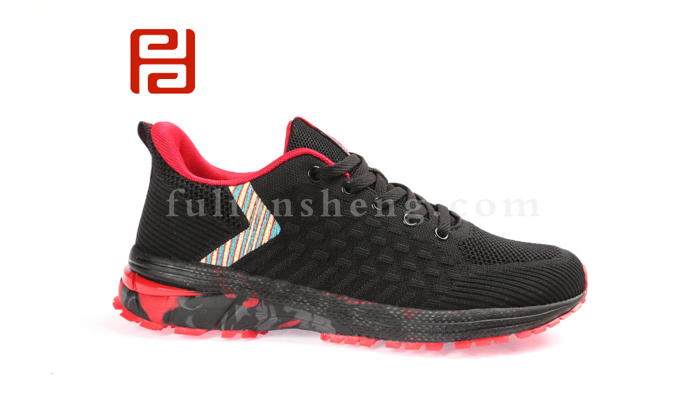 福連升春男士系帶飛織透氣運動馬拉松休閑鞋老北京布鞋(圖2)