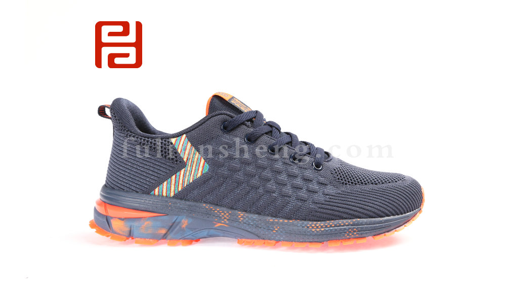 福連升春男士系帶飛織透氣運動馬拉松休閑鞋老北京布鞋(圖6)