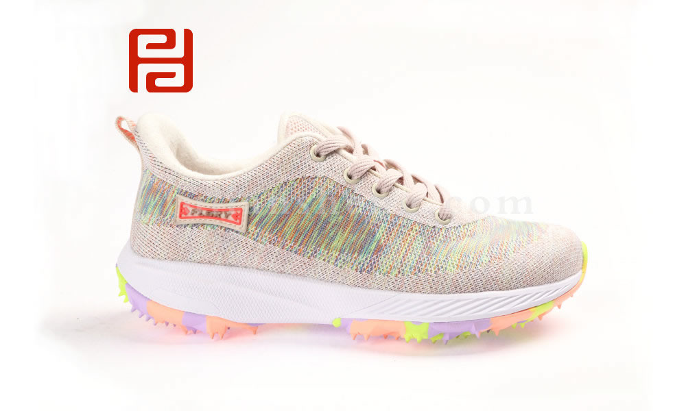 福連升炫彩女鞋時尚運動鞋軟釘底情侶款男女春季單鞋(圖2)