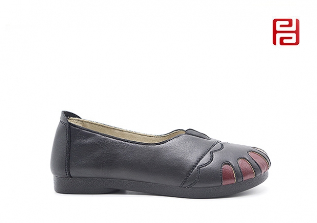 福連升女士春款淺口休閑媽媽鞋舒適軟底老北京布鞋