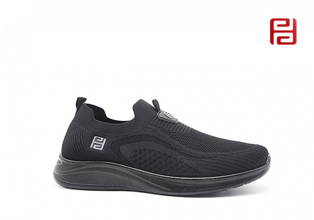 春季休閑運動漫步鞋中老年透氣輕便軟底散步男鞋