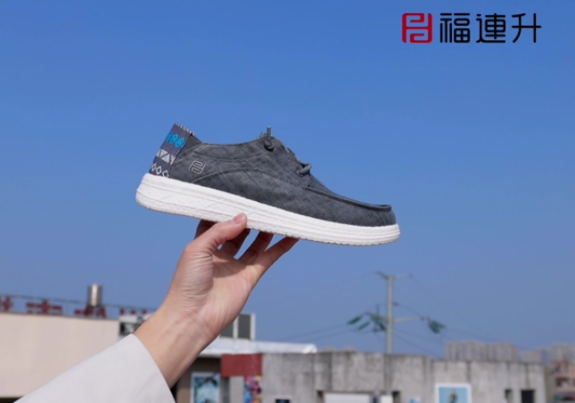 春款休閑男鞋麻布透氣布鞋一腳蹬懶人潮流百搭休閑板鞋FLA-11161103