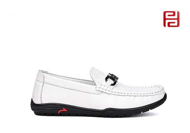 福連升春秋男士單鞋商務(wù)休閑豆豆鞋舒適合腳