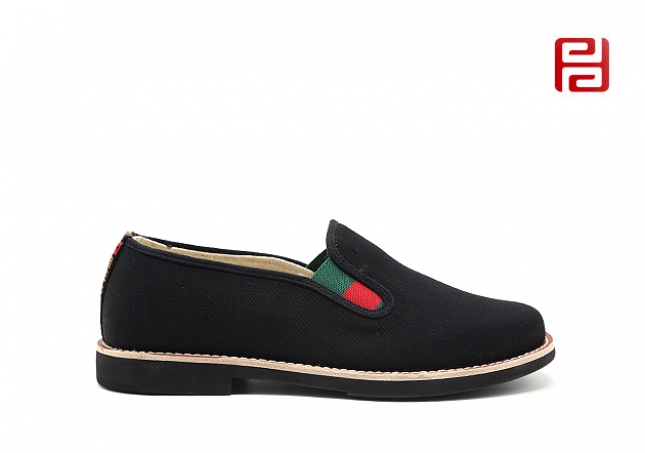 福連升老北京布鞋禮服呢橡膠發泡鞋底棉麻養生鞋墊男鞋