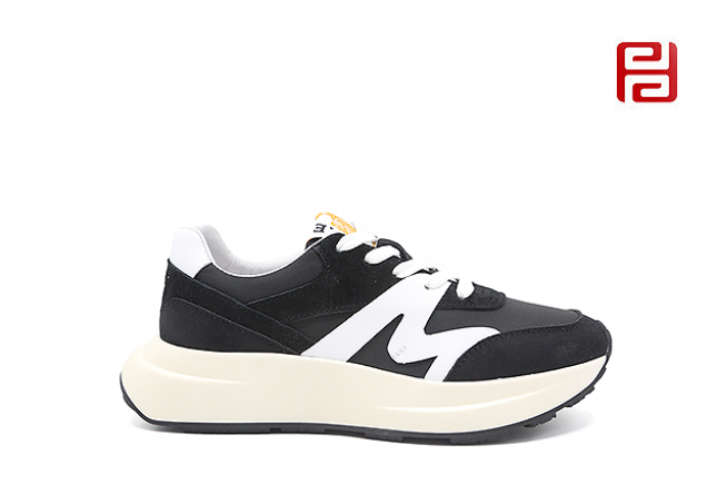 福連升休閑鞋秋季時尚運動阿甘鞋拼色復古女鞋