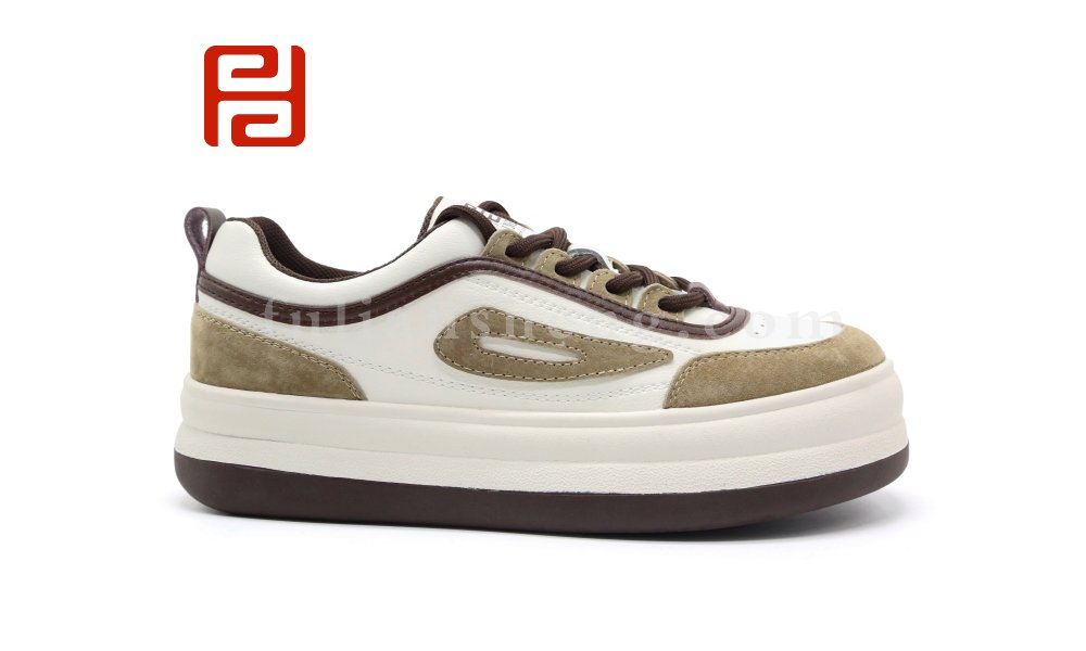 真皮小白鞋ins潮流時尚百搭韓版厚底休閑板鞋女單鞋